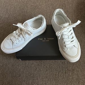 Rag & Bone White Leather Shoes